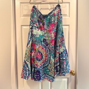 Coldwater Creek Patchwork Skrit| 1x